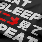 Eat, Sleep, Watch Anime, Repeat - (Unisex T-Shirt)