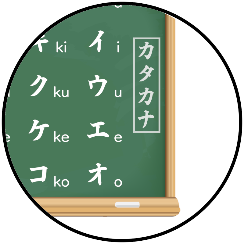 Katakana Mug - Blackboard