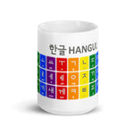Hangul - Korean Alphabet - Rainbow